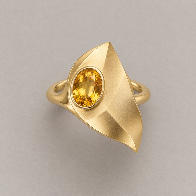 金叶戒 Leaf Ring
